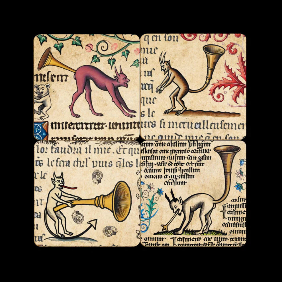 Medieval Marginalia Collection – Whimsical Medieval Art & Gifts