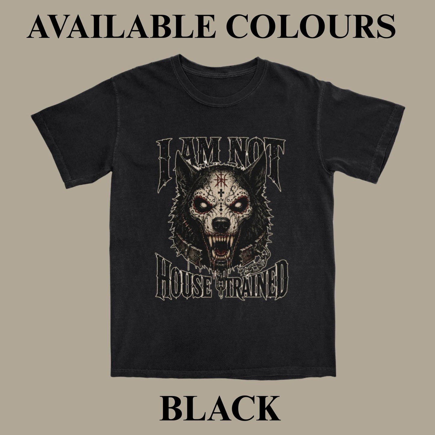 Black t-shirt on a white background