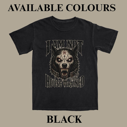 Black t-shirt on a white background