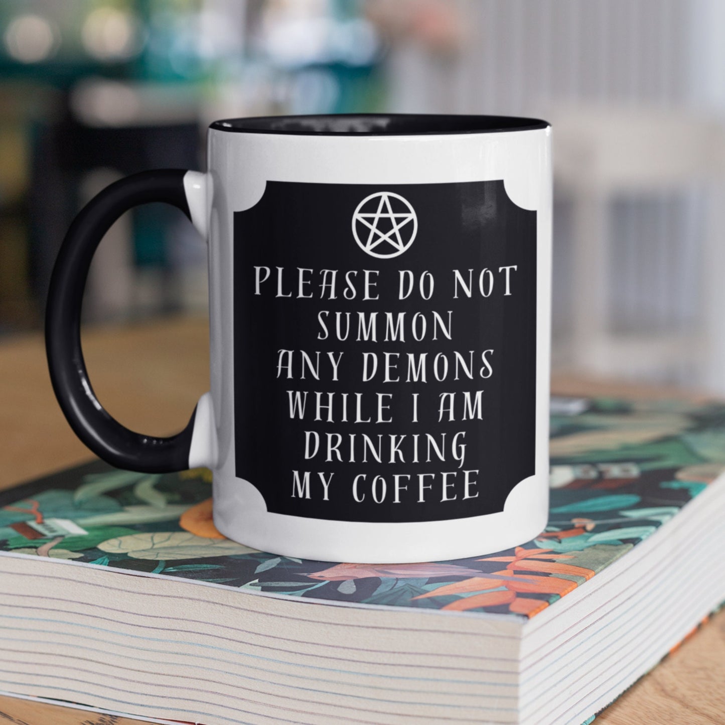 Please Don't Summon Demons Mug, Witch Gift, Witchcraft Mug, Gift For Witch, Gothic Gifts, Witch Mug, Witchy Gifts, Spell Casting, Wicca Mug