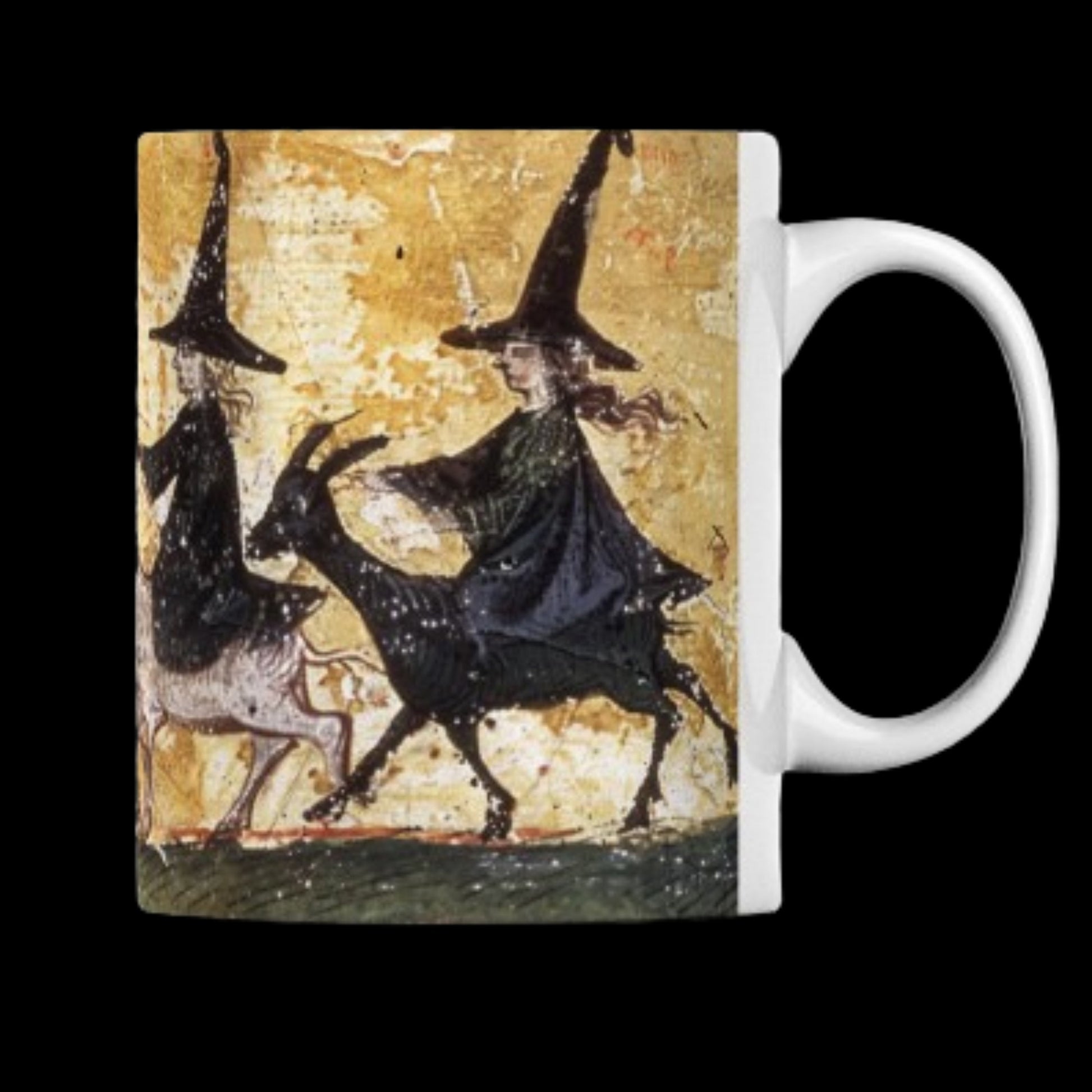 witch mug, witches and goats. Witch Christmas gift, witchy gifts