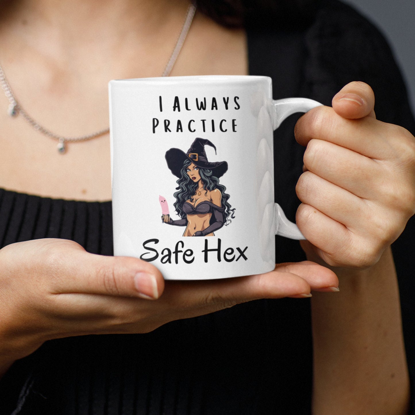 Rude Witch Mug, Hex Mug, Funny Witch Gifts, Spell Mug, Spell Casting, Witchy Gifts, Innuendo Gift, Wiccan, Witchcraft, Pagan, Gothic