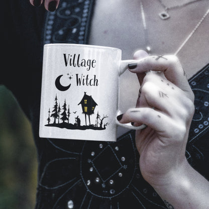 Village Witch Mug, Witchy Gifts, Local Witch, Covern, Witchcraft, Gothic Decor, Wiccan Gifts, Witchcraft Mug, Witch Mugs, Spooky Season