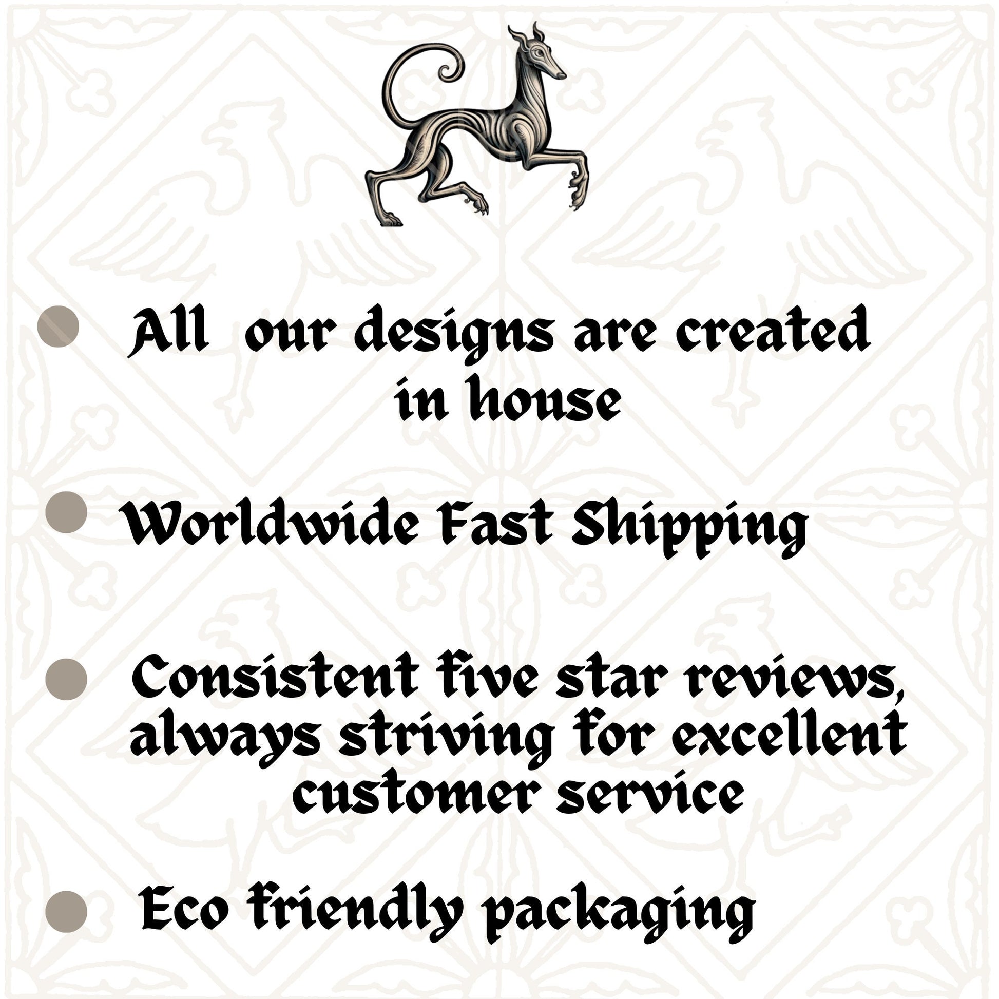 Fox Coasters, Pack of 4 Coasters, Medieval Foxes