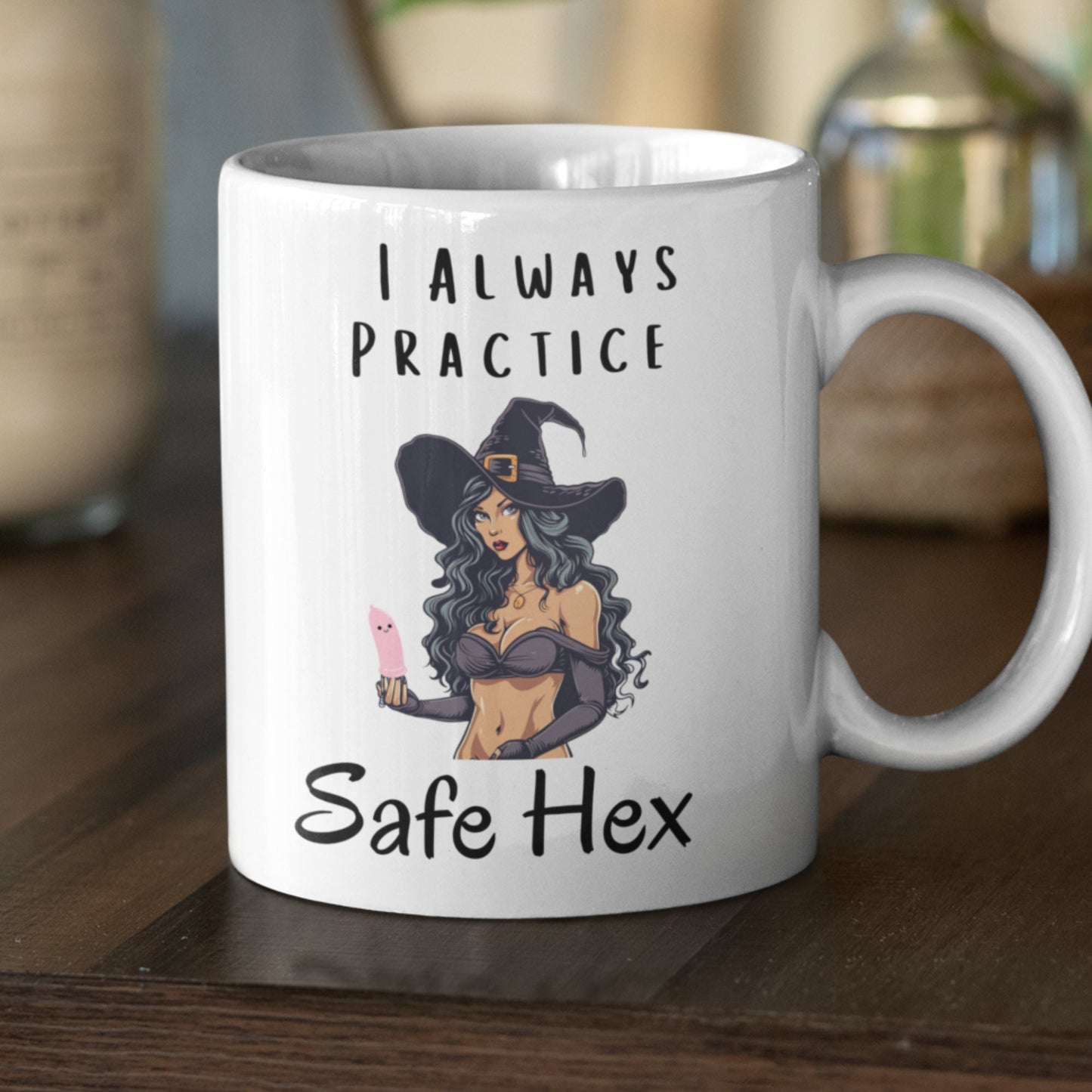 Rude Witch Mug, Hex Mug, Funny Witch Gifts, Spell Mug, Spell Casting, Witchy Gifts, Innuendo Gift, Wiccan, Witchcraft, Pagan, Gothic