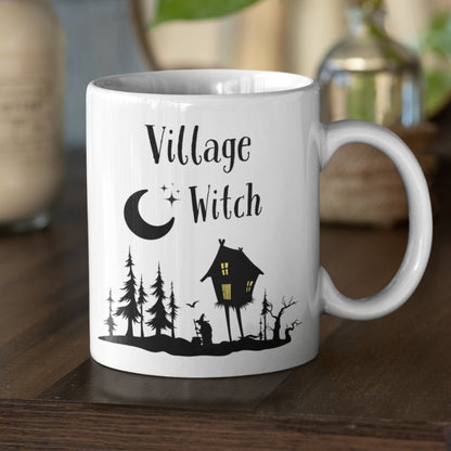 Village Witch Mug, Witchy Gifts, Local Witch, Covern, Witchcraft, Gothic Decor, Wiccan Gifts, Witchcraft Mug, Witch Mugs, Spooky Season