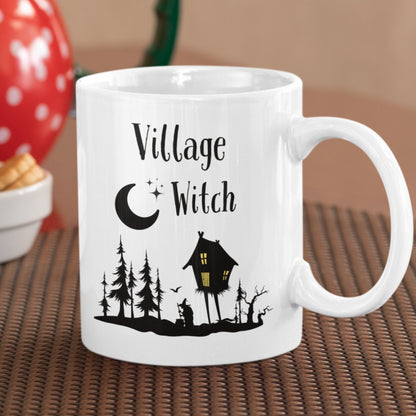 Village Witch Mug, Witchy Gifts, Local Witch, Covern, Witchcraft, Gothic Decor, Wiccan Gifts, Witchcraft Mug, Witch Mugs, Spooky Season