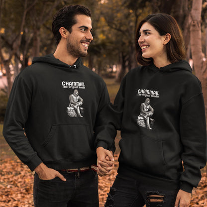 Chainmail The Original Hoodie, Medieval Humour, Hundred Years War, Sarcastic Gothic Hoodie, Medieval Re-Enactment, Gamer Hoodie