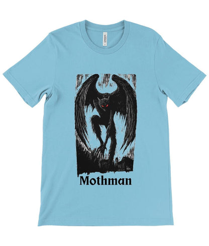 Alien lover, UFO t-shirt, Monster graphic t-shirt, winged beast image, Devil eyes