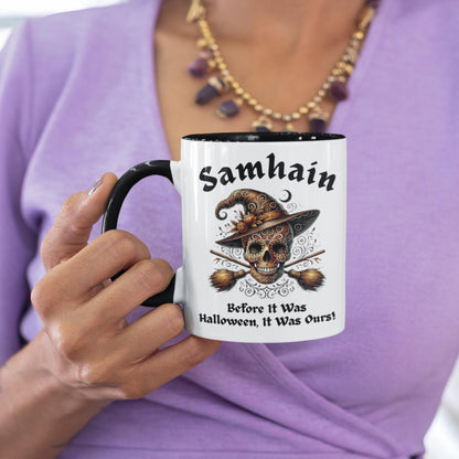 Mug for Samhain, the Gaelic festival marking the end of the harvest season and beginning of winter