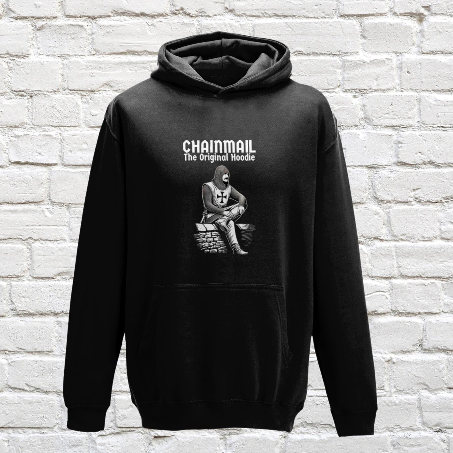 Chainmail The Original Hoodie, Medieval Humour, Hundred Years War, Sarcastic Gothic Hoodie, Medieval Re-Enactment, Gamer Hoodie