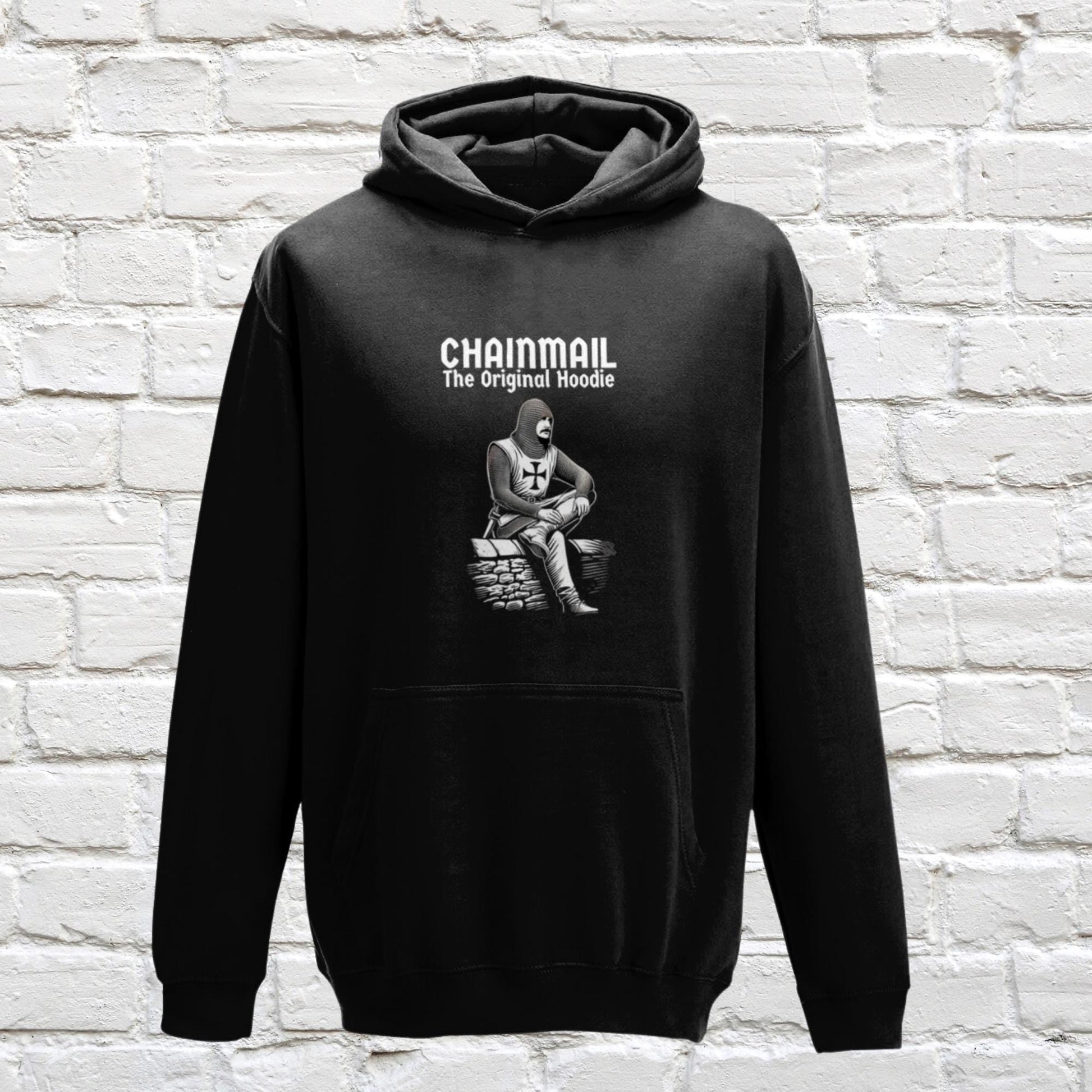 Chainmail The Original Hoodie, Medieval Humour, Hundred Years War, Sarcastic Gothic Hoodie, Medieval Re-Enactment, Gamer Hoodie