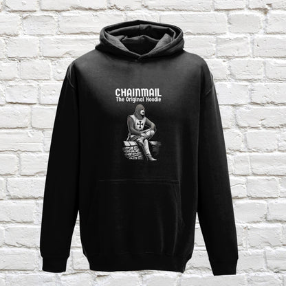 Chainmail The Original Hoodie, Medieval Humour, Hundred Years War, Sarcastic Gothic Hoodie, Medieval Re-Enactment, Gamer Hoodie