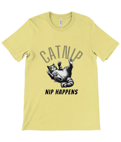 Cats on drugs, catnip humour, funny cat t-shirt, animal humour. Novelty shirt, cat-themed clothing is an excellent choice for cat moms, cat dads, pet lovers.