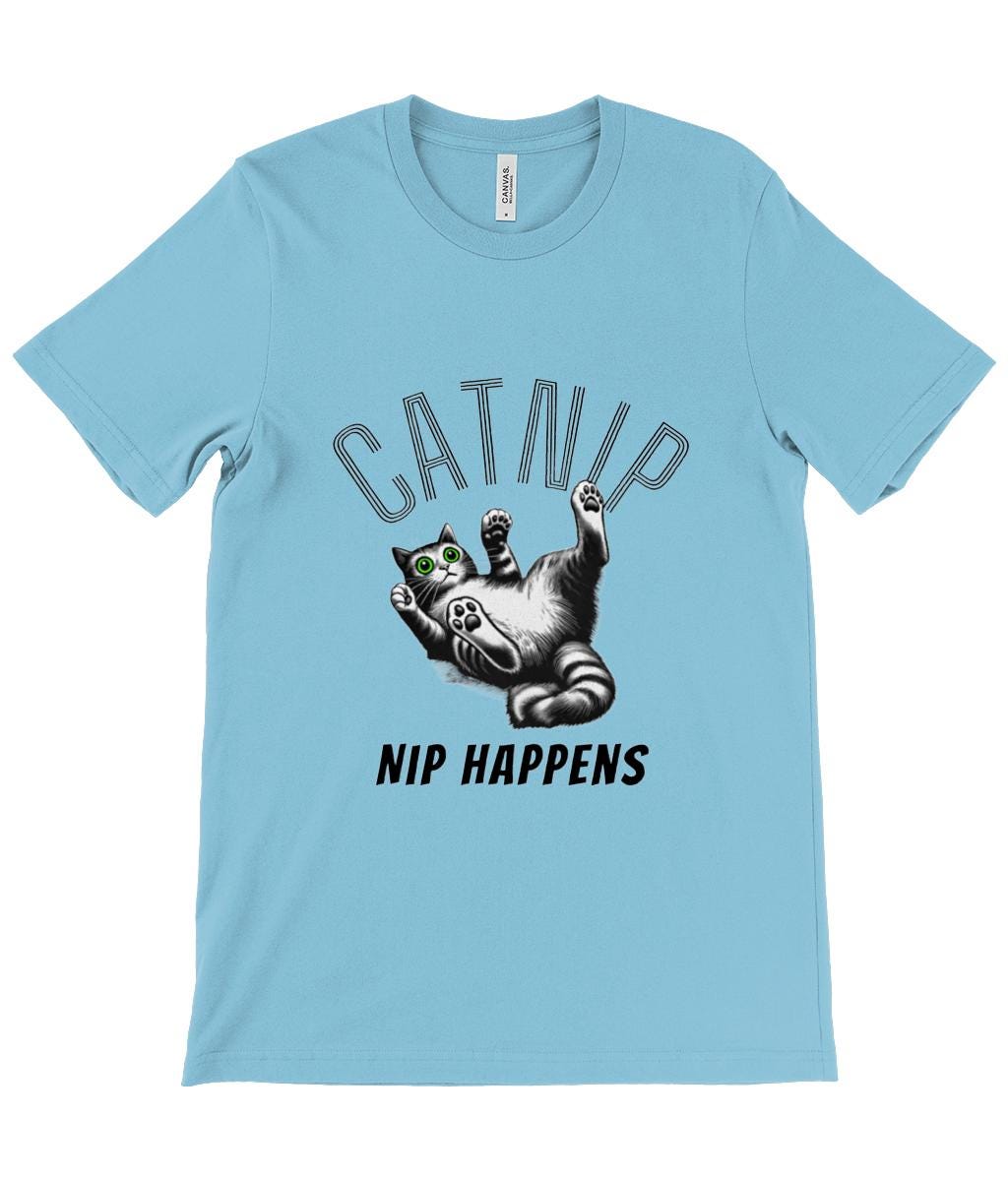 Funny cat t-shirt. The perfect gift for the cat mom or cat dad for a birthday, anniversary, Christmas, secret Santa cat gift.