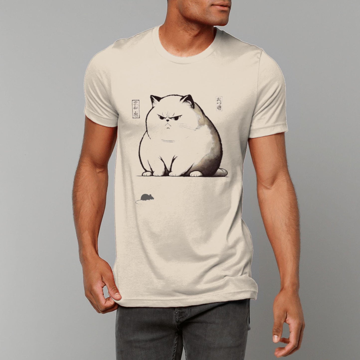 cozy cat-themed sweatshirt, art-inspired quirky gift, Ukiyo-e fashion for animal lovers, stylish sweatshirt for cat fans, unique clothing gift ideas