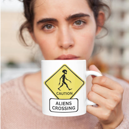 sci-fi lover gift, funny extra-terrestrial joke mug, alien themed kitchenware, out-of-this-world coffee cup, sci-fi geek gift, UFO spotter gift