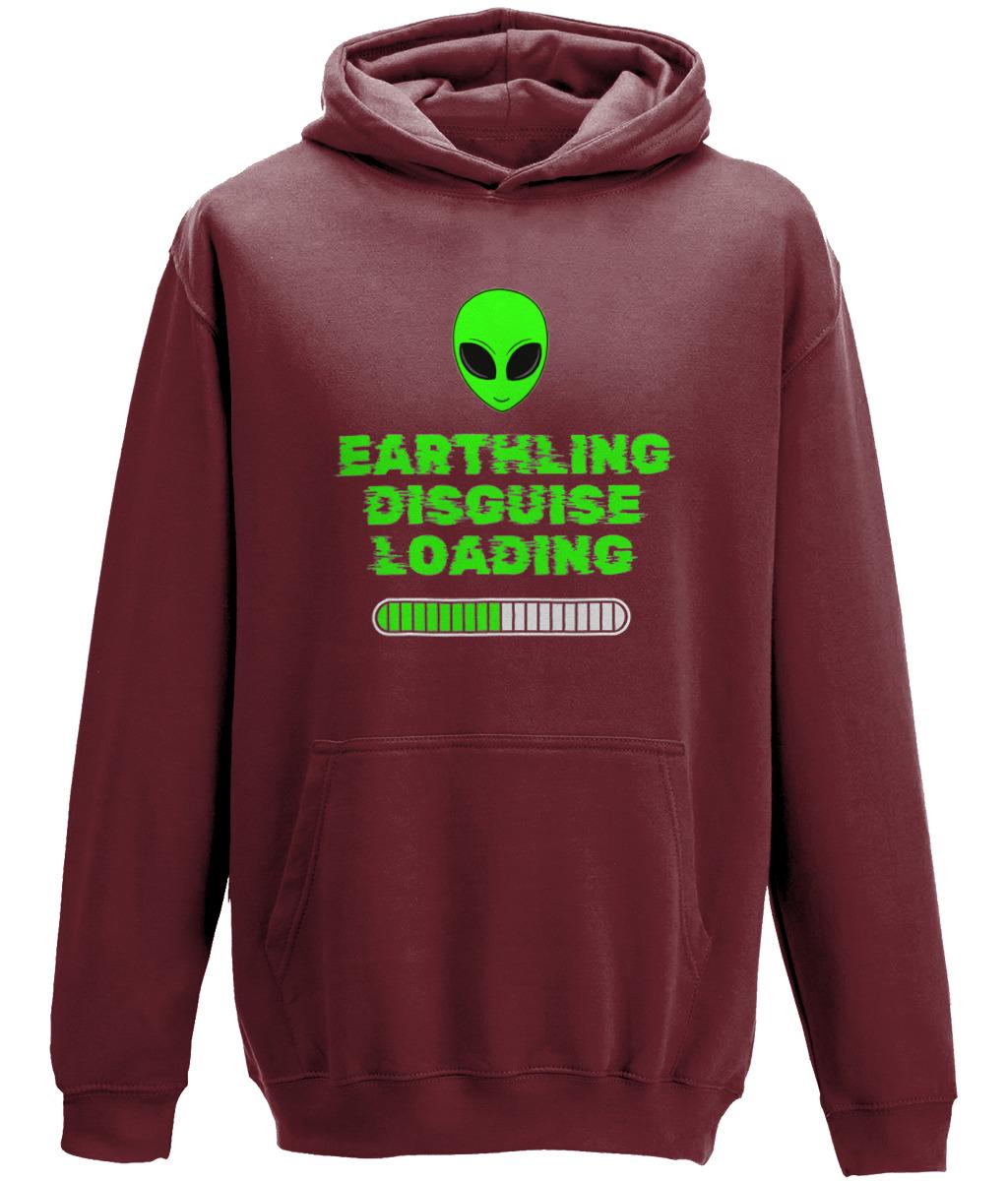 Alien disguise hoodie, funny extra-terrestrial shirt, sci-fi geek gift, paranormal hoodie, space fashion