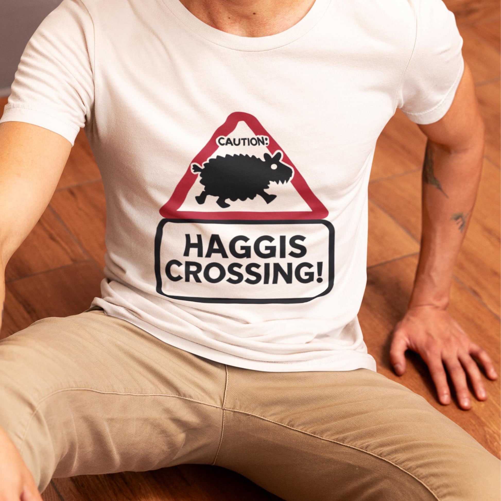 Scottish folk festival t-shirt, funny Burns Night t-shirt, quirky UK humour, Scotland themed novelty, gift for Highlander fan, Celtic animal mythology, gift for Scottish friends, funny British shirt, UK travel souvenir, Scotland vacation tee, gift for haggis lover