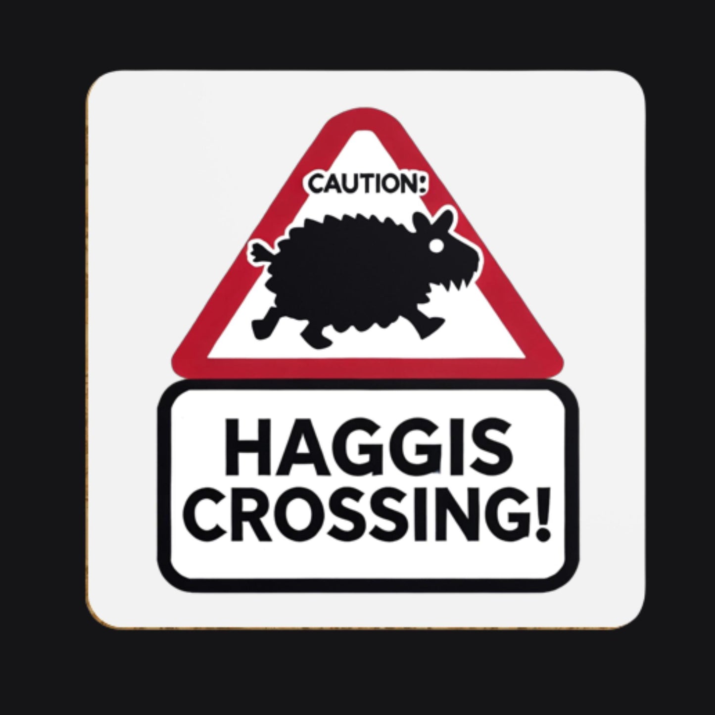 Burns Night party decor, unique Celtic decor, Scotland countryside gift, Highland road sign, Scottish party accessories, fun home decor Scotland, whisky club gift, funny housewarming coasters, Scottish themed party gift, pub sign coaster set