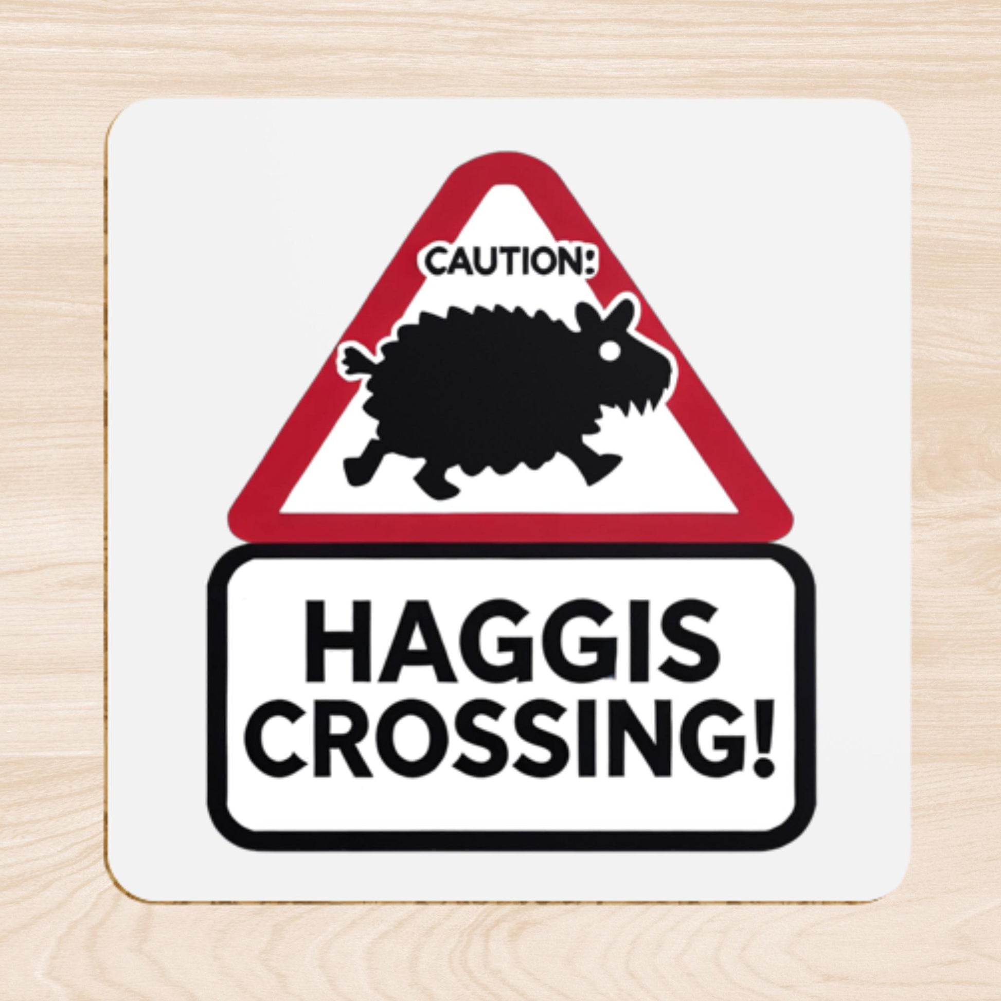 funny coasters set, Scottish novelty item, gift for whisky drinkers, Scottish legend decor, mythical creature gift, Scotland gag gift, rustic home bar decor, Burns Night accessories, Edinburgh souvenir, Celtic mythology gift