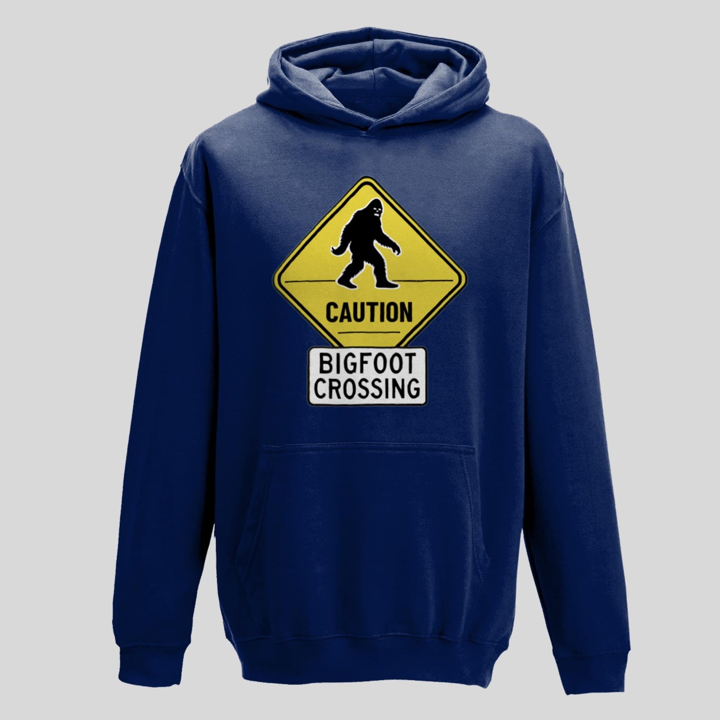 Sasquatch themed hoodie, unisex adventure sweatshirt, cryptozoology hoodie, funny nature hoodie, mystery creature apparel