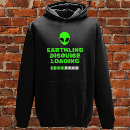 Funny nerd hoodie, outer space fashion, intergalactic traveller sweatshirt, unidentified flying object hoodie, alien humour clothing