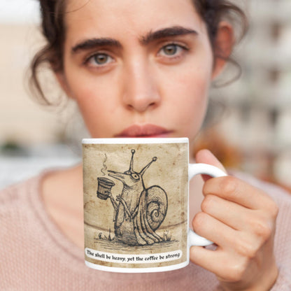 medieval cup, gift for snail lover