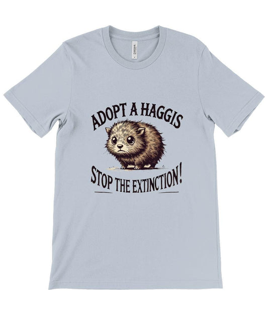 Festival t-shirt for Scottish music lovers with haggis illustration. Save the haggis. American gift.