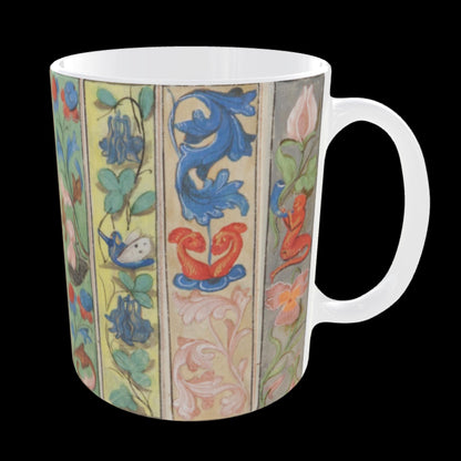 Manuscript-inspired mug gift for history lovers and fantasy fans.