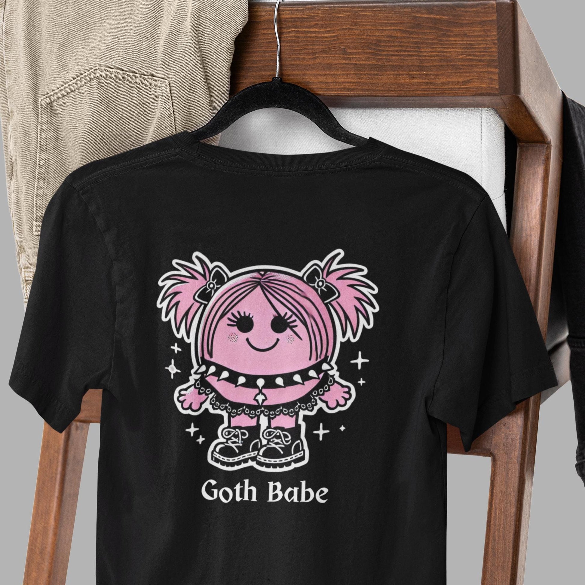 Goth Babe cotton shirt, pre-shrunk and comfy fit.