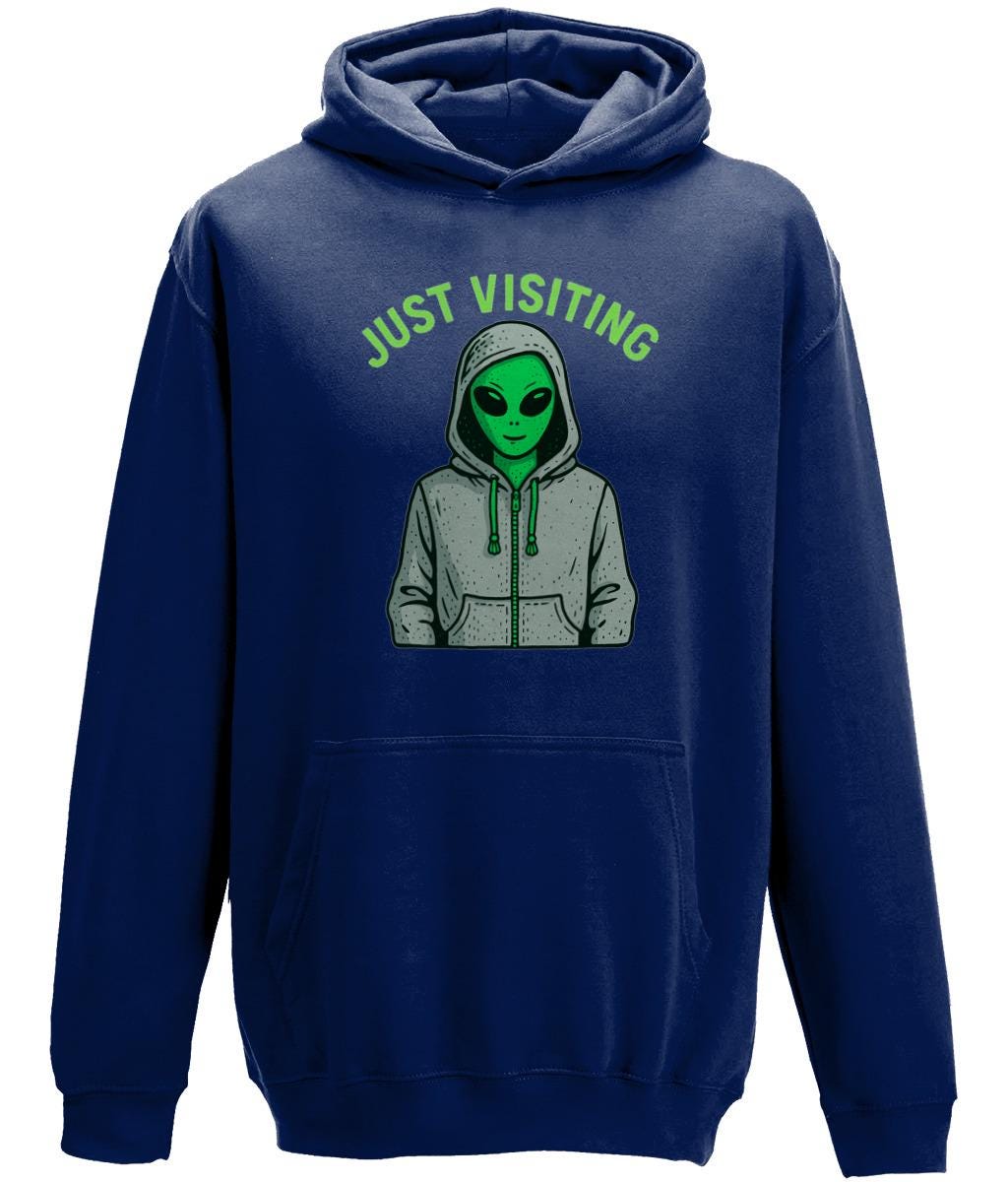 Funny alien hoodie for colleague Secret Santa
