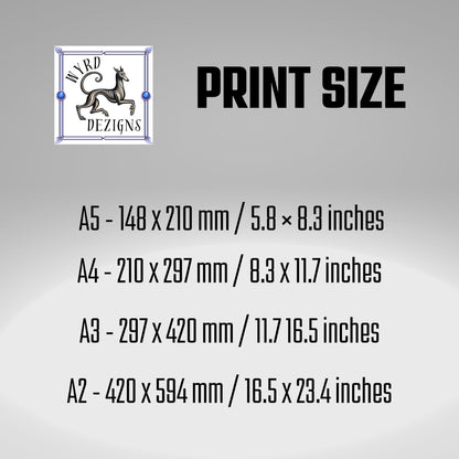 Ukiyo-e style animal artwork for home decor