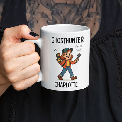 Personalised Ghosthunter Mug – Funny Ghost Hunting Gift with Name 