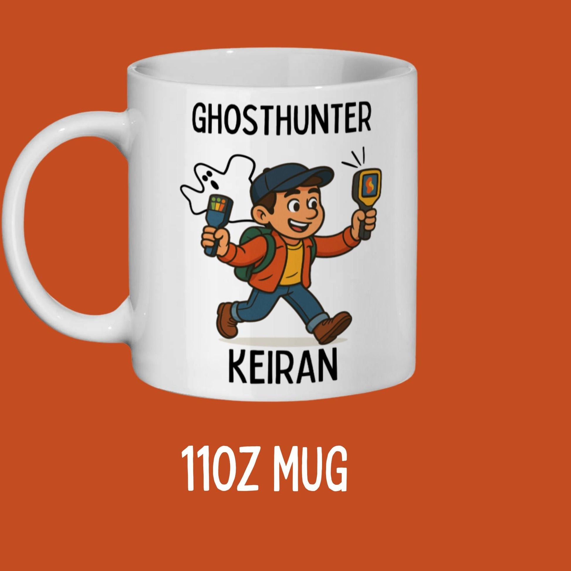 Ghosthunter Charlotte mug shown in 11oz size
