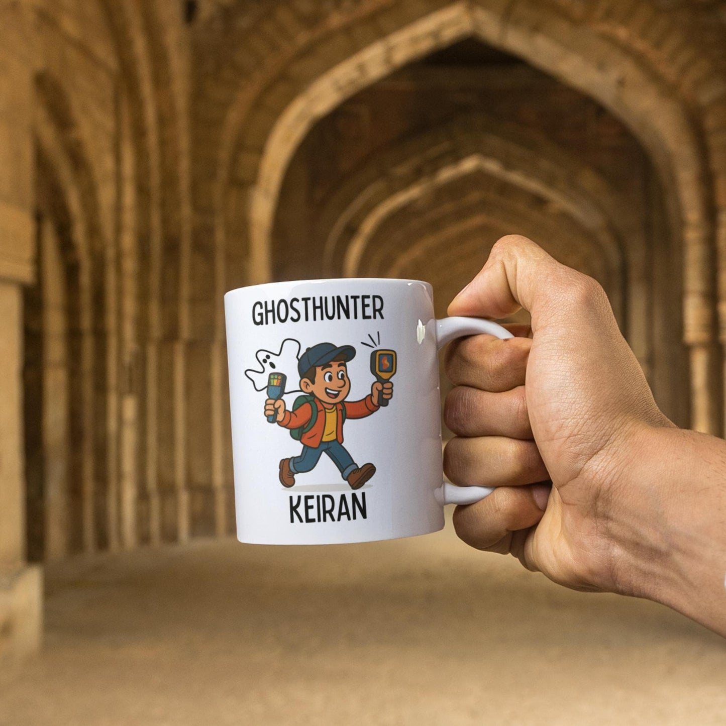 spooky themed mug for ghost hunters and supernatural fans