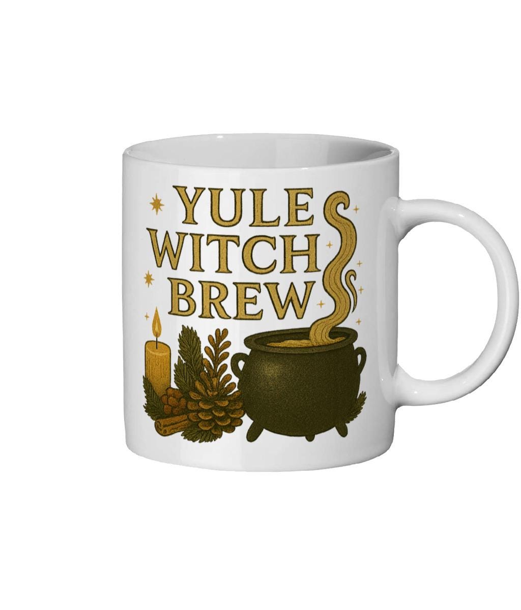 Wiccan holiday mug for hot chocolate or tea