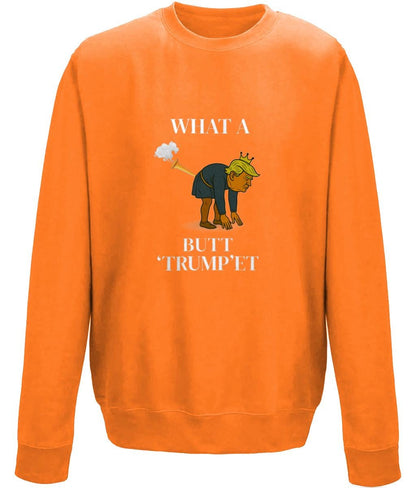 AWDis Just Hoods Sweatshirt (JH030) WHAT A butt trumpet (1) - Wyrd Dezigns