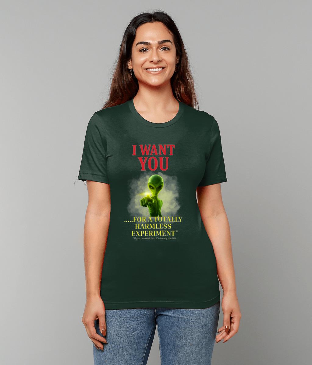 Alien UFO Meme T-Shirt – Funny Extra-Terrestrial Sci-Fi Tee for Men Women Teens Gift - Wyrd Dezigns