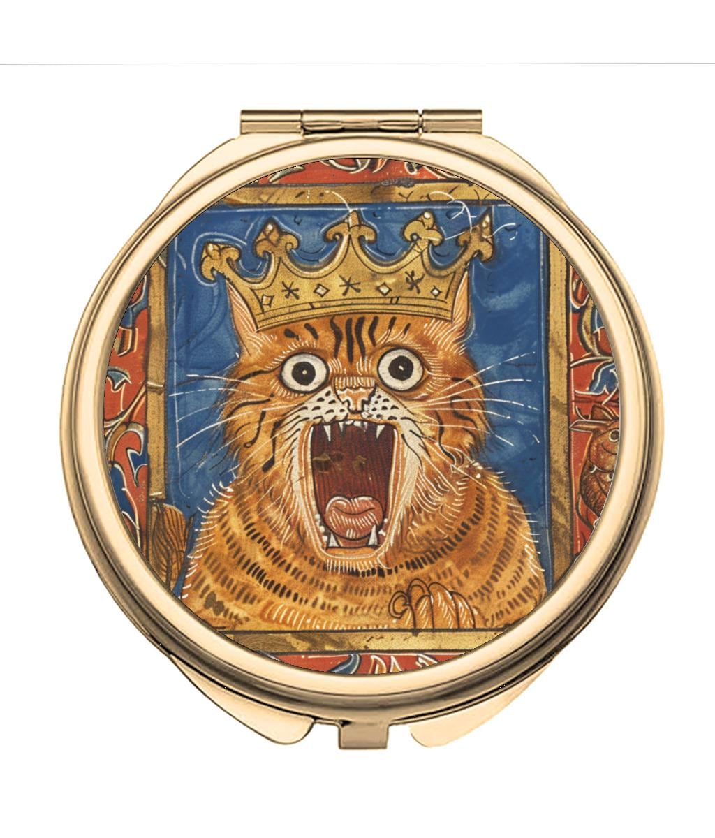 Round Compact Mirror - Classic Gold Untitled design - 2025-11-14T113726.366 - Wyrd Dezigns