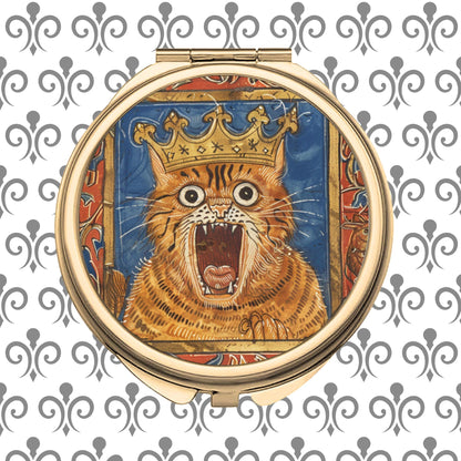 Round Compact Mirror - Classic Gold Untitled design - 2025-11-14T113726.366 - Wyrd Dezigns