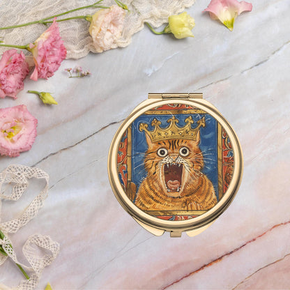 Round Compact Mirror - Classic Gold Untitled design - 2025-11-14T113726.366 - Wyrd Dezigns