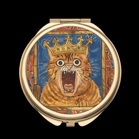 Round Compact Mirror - Classic Gold Untitled design - 2025-11-14T113726.366 - Wyrd Dezigns
