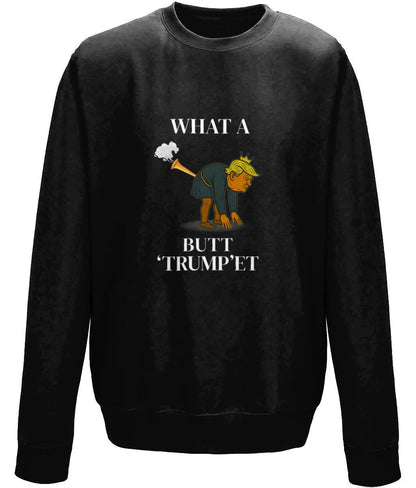 AWDis Just Hoods Sweatshirt (JH030) WHAT A butt trumpet (1) - Wyrd Dezigns