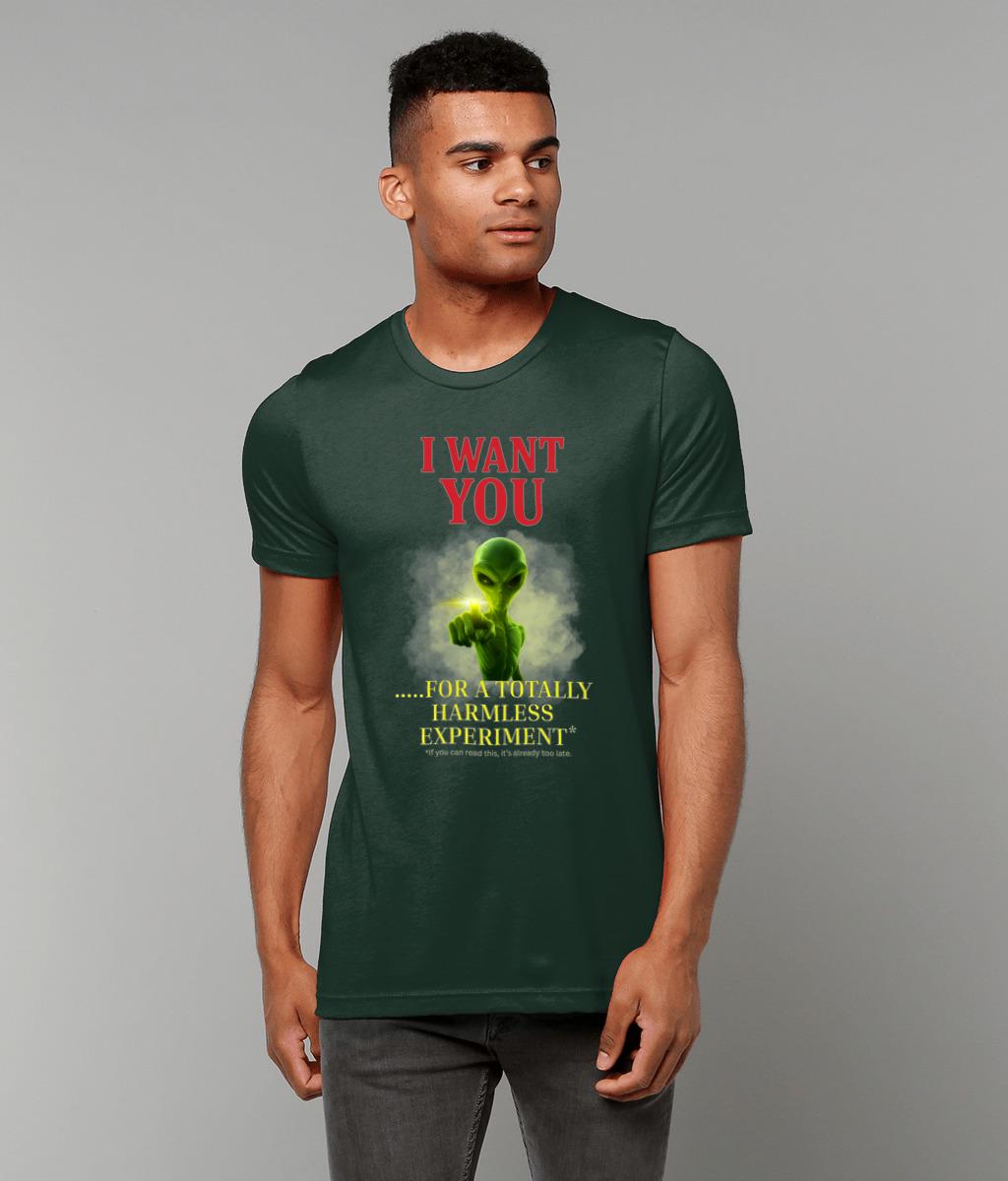 Alien UFO Meme T-Shirt – Funny Extra-Terrestrial Sci-Fi Tee for Men Women Teens Gift - Wyrd Dezigns