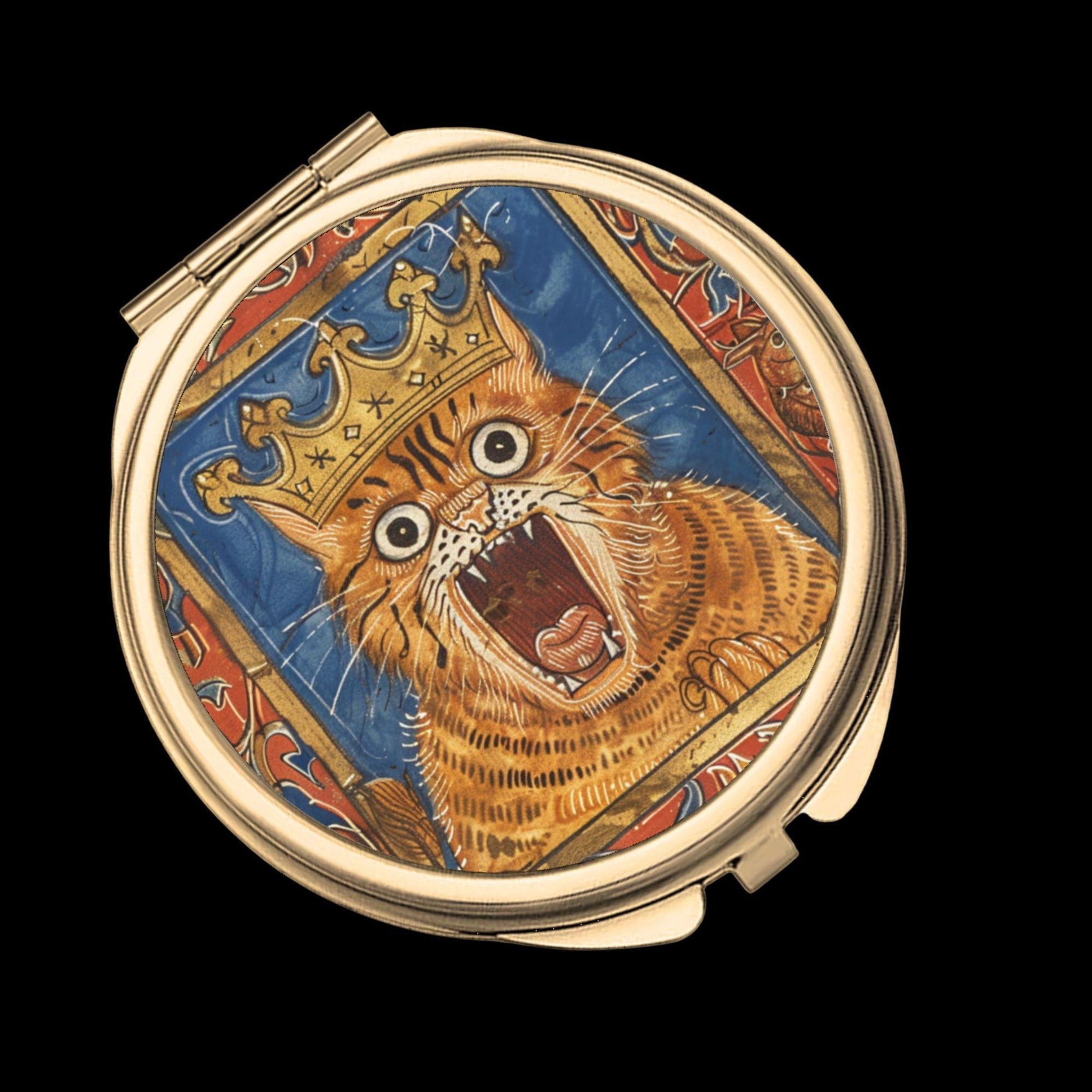 Round Compact Mirror - Classic Gold Untitled design - 2025-11-14T113726.366 - Wyrd Dezigns