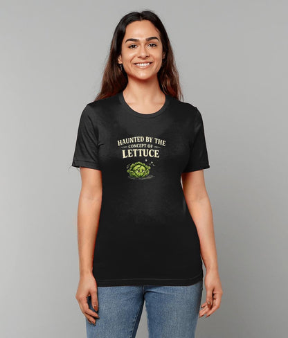 Funny Lettuce T-Shirt, Absurd Surreal Slogan Cotton Tee, Weird Internet Humour Gift - Wyrd Dezigns