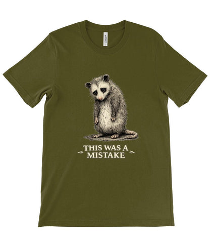 This Was A Mistake T Shirt Funny Regret Meme Tee for Introverts Dark Humour Gift - Wyrd Dezigns