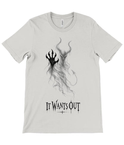 It Wants Out Demon T Shirt, Gothic Devil Graphic Tee, Dark Horror Shirt - Wyrd Dezigns