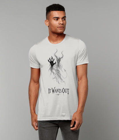 It Wants Out Demon T Shirt, Gothic Devil Graphic Tee, Dark Horror Shirt - Wyrd Dezigns
